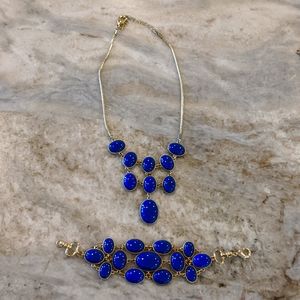Necklace and bracelet statement set - NWOT